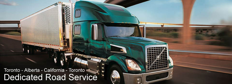 Long Haul Truckload Service such as GTA-Alberta.